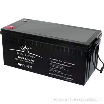 CE, UL Approved Battery/Deep Cycle AGM Battery (NM12-200D)
